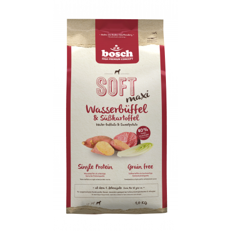 bosch HPC Soft+ Maxi WATER BUFFALO & Sweetpotato 1kg